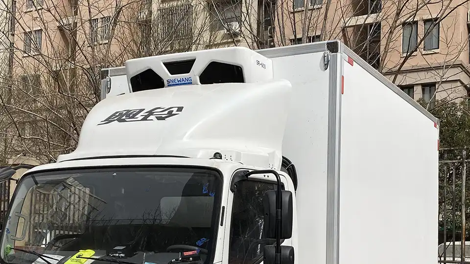 meat transport refrigerated truck